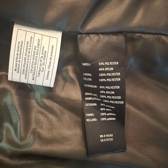 KARL LAGERFELD PARIS WOMEN'S OLIVE QUILTED PUFFER JACKET HOODED SIZE M NWOT - Picture 10 of 11